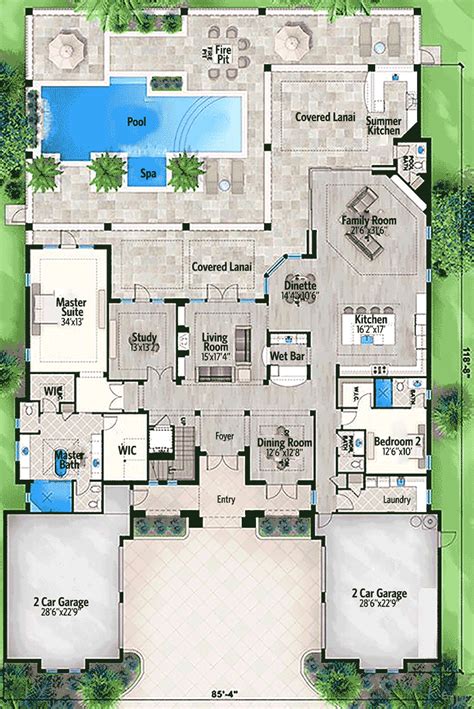 Great Concept 5 Bedroom Home Blueprints