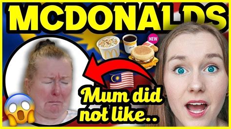 Malaysian Mcdonalds Confused My Mum 😱 Breakfast Edition 😝🇲🇾 Youtube