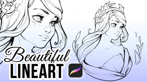 How I Draw Lineart Tutorial And Process In Procreate Line Art