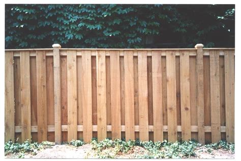 5 Shadowbox With Top Cap Inside View Cedar Fence Cardinal Fence