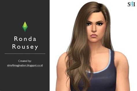 Sims Of Ronda Rousey Is An American Professional Wrestler Actress And
