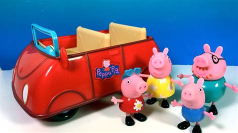 Peppa Pigs Red Car Youtube
