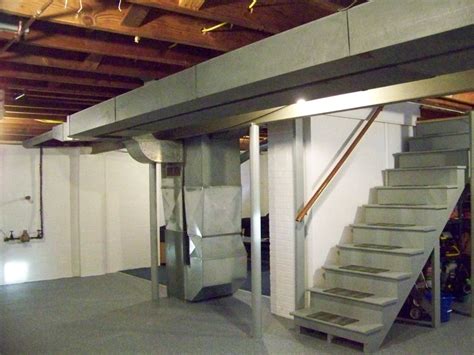 Unfinished basement ideas help you to decide the using of the basement building. Unfinished Basement Floor Ideas | A Creative Mom