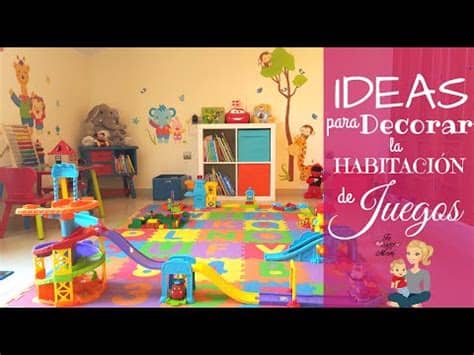 Decora esta habitacion para que esta chica se sienta siempre como en casa al utilizar los servicios que le presta la comoda vida de niña rica. IDEAS para DECORAR una HABITACIÓN INFANTIL DE JUEGOS ...