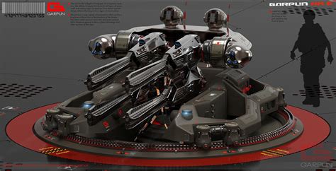 Artstation Garpun Nm Concept Gun On Magnetic Levitation Oshanin Dmitriy Sci Fi Weapons