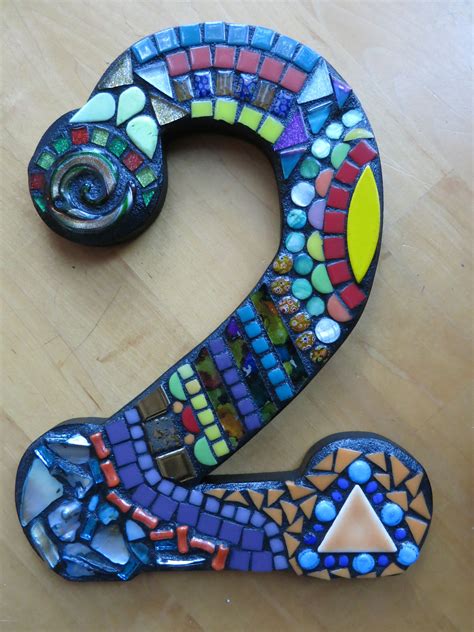 Custom Mosaic Numbers Created By Tina Wise Crackin Mosaics Custom
