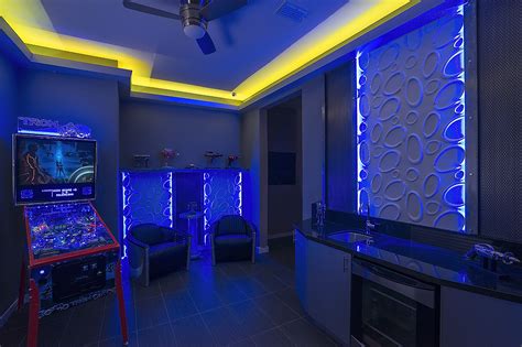 Futuristic Sci Fi Game Room I Allure Designs Llc