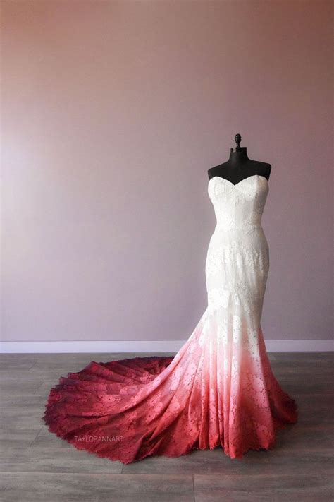 Colorful Ombré Wedding Gowns Shop — Canvas Bridal Dye Wedding Dress