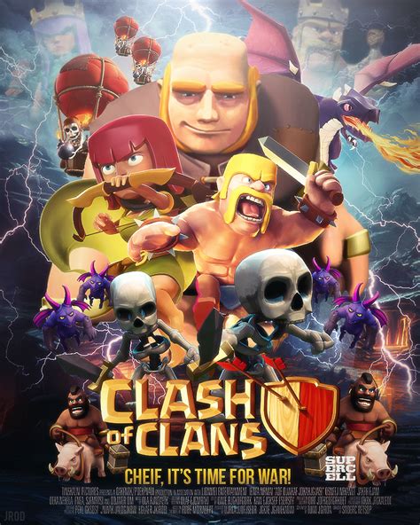 Clash Of Clans Movie Poster Contest Entry By Jrod707 On Deviantart