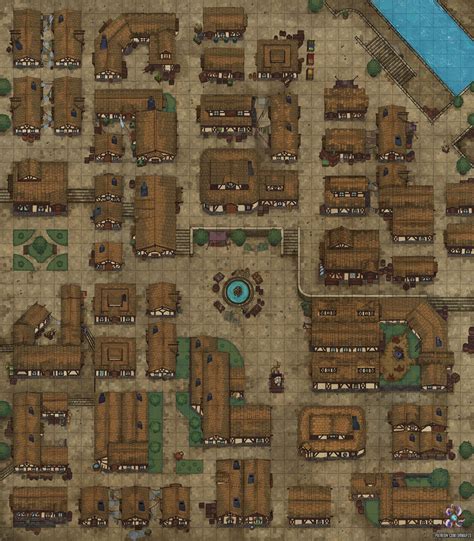 Alleyways Public 35x40 Dr Mapzo On Patreon Fantasy City Map Dnd