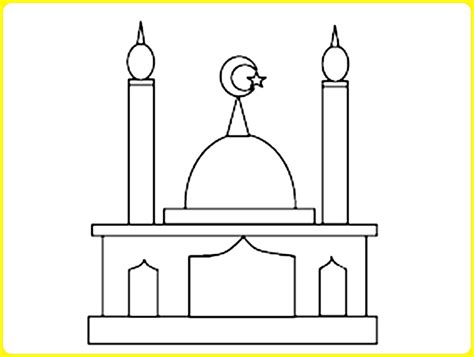 Koleksi Gambar Gambar Sketsa Masjid Mudah Tahun Ini Sketsakusd Imagesee