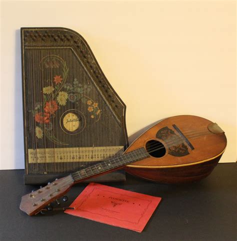 Pair Of Vintage String Instruments 1015652