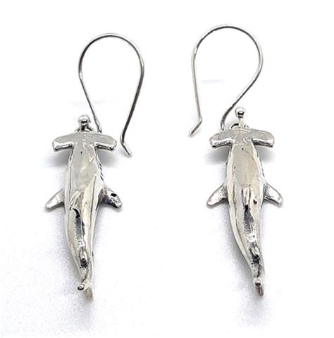 Silver Hammerhead Earrings Sharkguardian