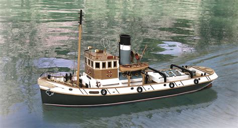 Occre Ulises Tug 130 Scale Model Rc Wood And Metal Boat Kit Hobbies