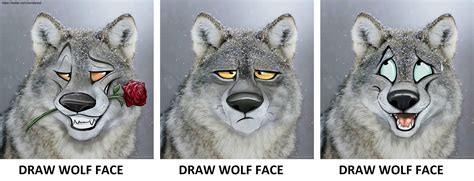 How To Draw Wolf Head Step By Step
