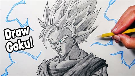 How To Draw Goku Super Saiyan For Beginners Step By Step Tutorial