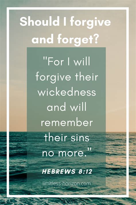 Should I Forgive And Forget Love Scriptures