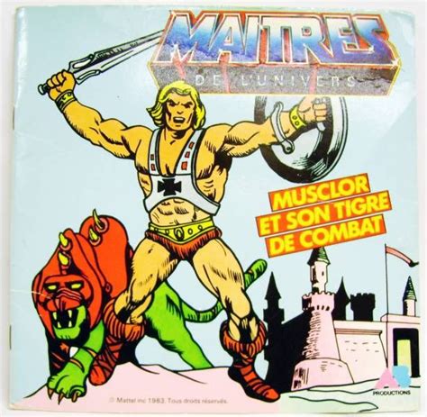 Masters Of The Universe 45t Record Book Ab Production He Man