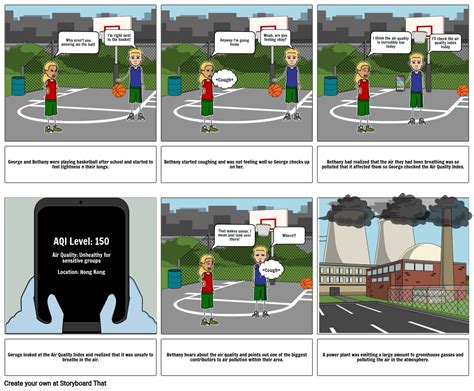 Civics Comic Strip Air Pollution In Hong Kong