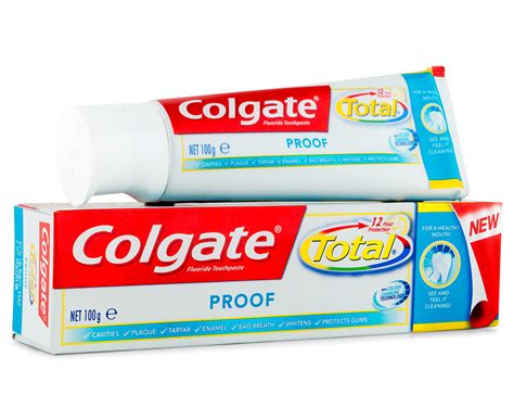 4 X Colgate Total Proof Toothpaste 100g Au Groceries