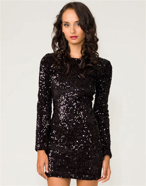 black sequin dress picture collection