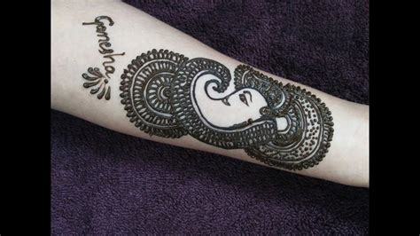 Ganesh Chaturthi Special Mehndi Designganesh Tattoo Mehndi Design