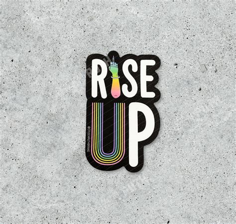 Rise Up Sticker Citizen Ruth
