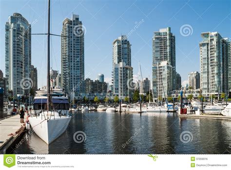 Yaletown Residential Buildings Vancouver Canada Editorial Photo