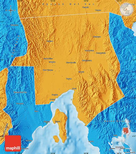 Political Map Of Davao Del Norte