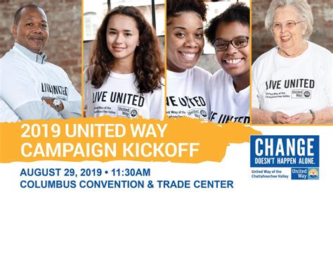 2019 United Way Campaign Kickoff Columbus Georgia Convention And Trade