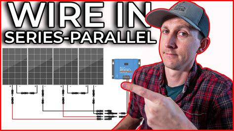 Schematics and formulas for series and parallel connections. How to Wire Solar Panels in Series Parallel - YouTube