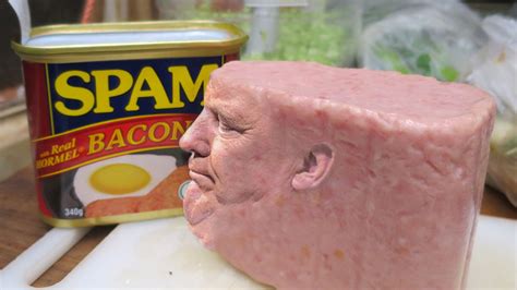 You Cant Unsee Donald Trump In Spam Form Eater