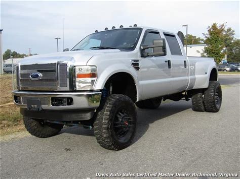 2008 Ford F 350 Super Duty Lariat Turbo Diesel Lifted 4x4 Dually Crew