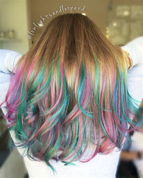 rainbow ombre hair