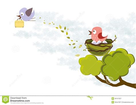 Baby Bird Leaving The Nest Clip Art
