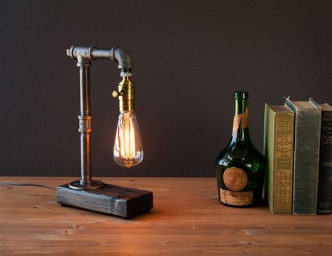 Table Lamp Desk Lamp Edison Steampunk Lamp Rustic Home Decor T For Men Farmhouse Decor Home
