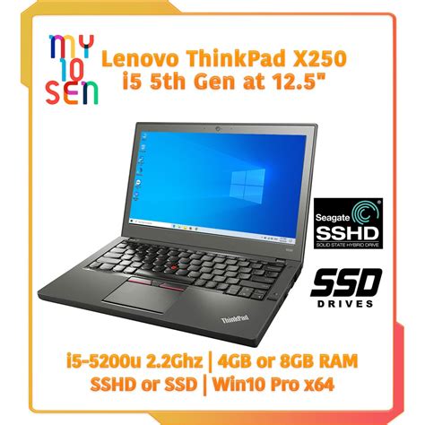Ultrabook Lenovo Thinkpad X250 I5 5th Gen 8gb Ddr3 Ram 240gb Ssd