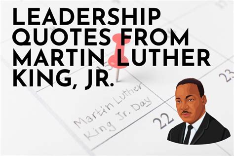 Martin Luther King Jr Leadership Quotes For Inspiration Lola Lambchops