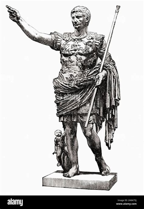 Statue First Emperor Rome Augustus Cut Out Stock Images And Pictures Alamy