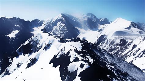 Kostenlose Foto Berg Landschaft Schnee Bergige Landforms Gebirge