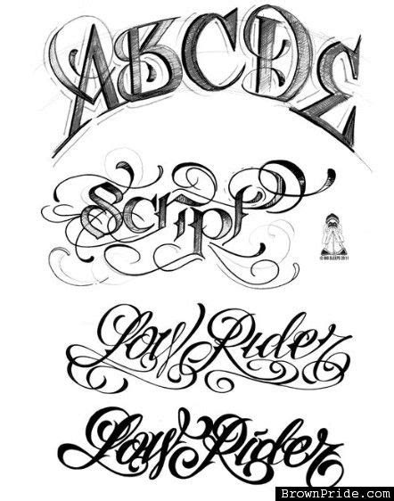 Our gangster tattoo font generator can make quick work of browsing our available gangster tattoo fonts. 14 best Tattoo Lettering images on Pinterest | Lettering ...