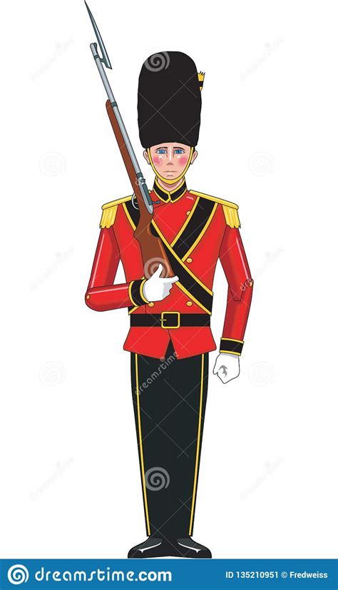 Toy Soldier Vector Illustration Stock Vector
