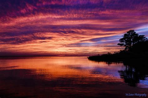 Orange And Purple Sunset Photograph By M Luton Pixels