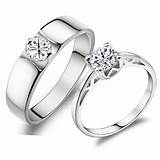 Images of Diamond Rings Set In Silver
