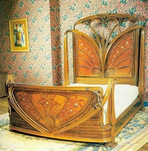 Art Nouveau Bed It Would Be Like Sleeping In The Woodland Realm Art