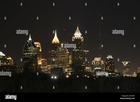 Atlanta Georgia Skyline As Viewed From Buckhead Stock Photo Alamy