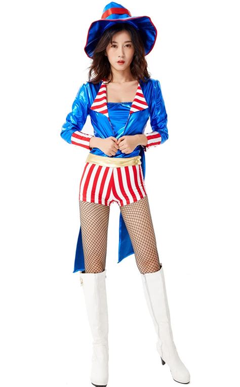 Halloween Woman Sexy Circus Magician Costume