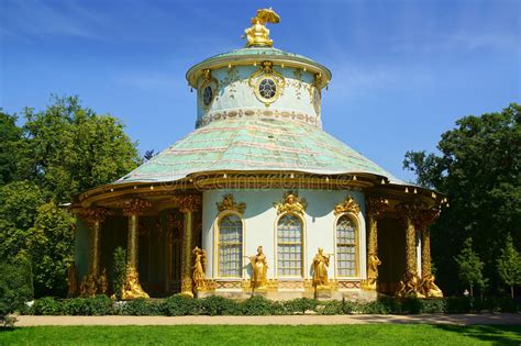 Frederick the great had it built, about seven hundred metres southwest of the sanssouci. Chinese Tea House. Sanssouci Palace, Potsdam Stock Image ...
