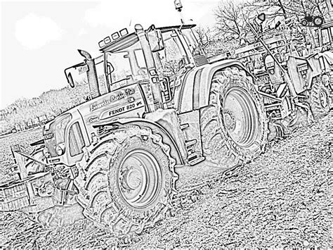 Kleurplaat Tractor Fendt Images And Photos Finder