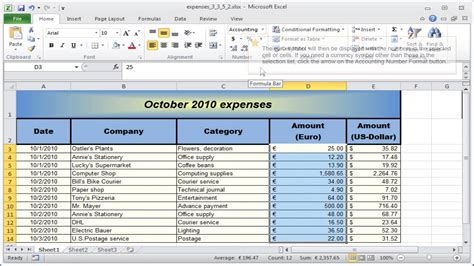 Formatting Excel Spreadsheets Within Formatting Excel Spreadsheet